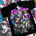 JoJo's Bizarre Adventure Tee – Unique Anime Manga Graphic Design T-Shirt - Neon Districts