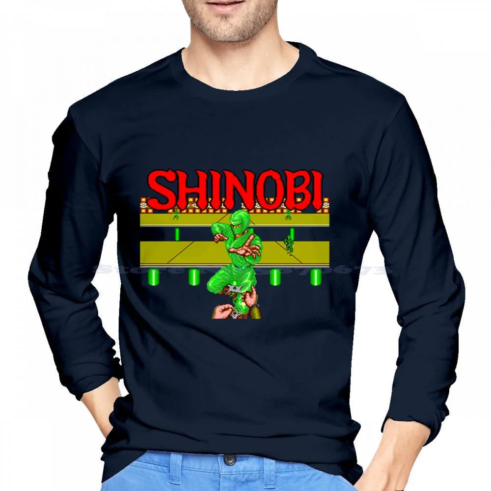 Shinobi — Sega Master System Arcade Ninja Tee - Neon Districts