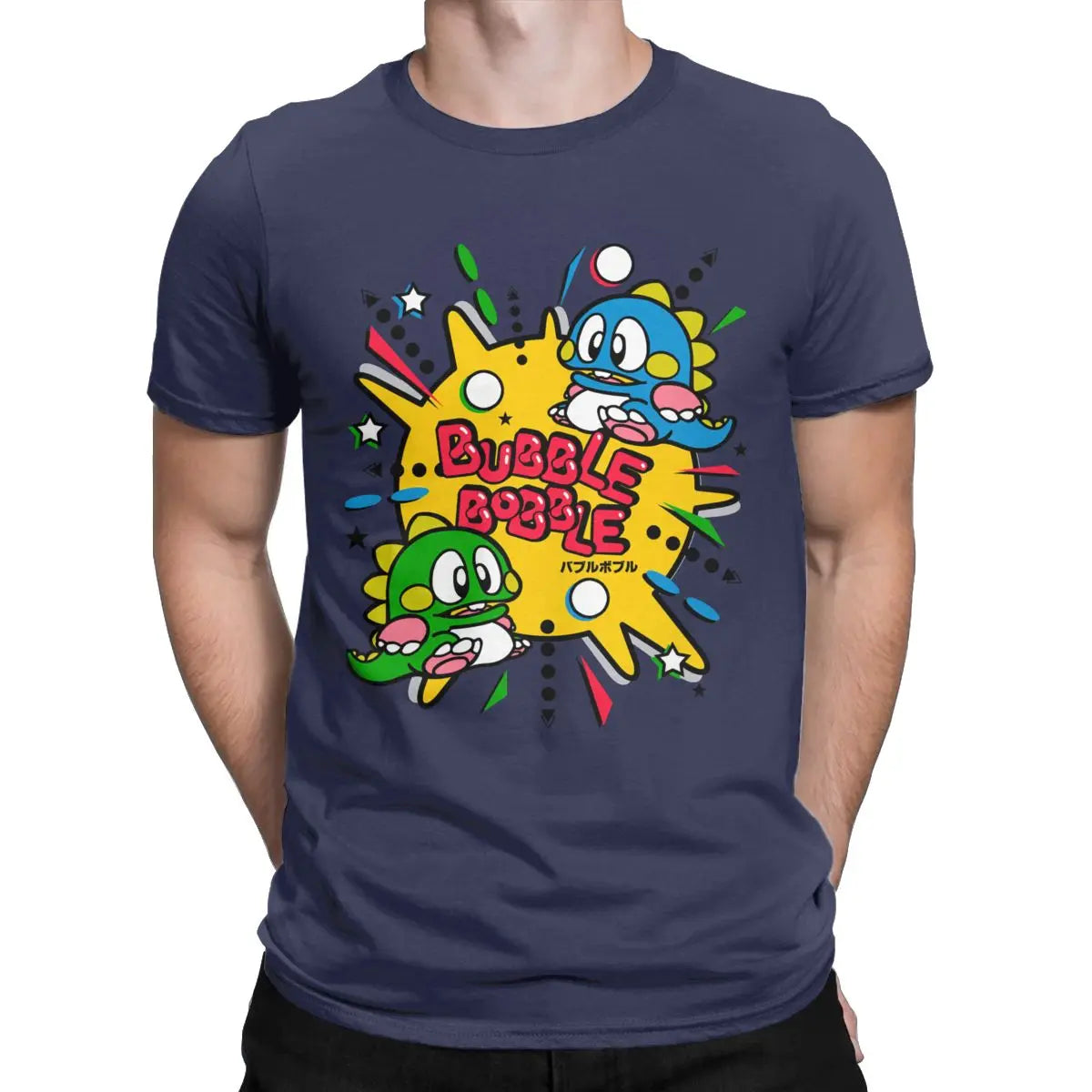 Bubble Bobble — Bub & Bob NES Arcade Retro Tee - Neon Districts