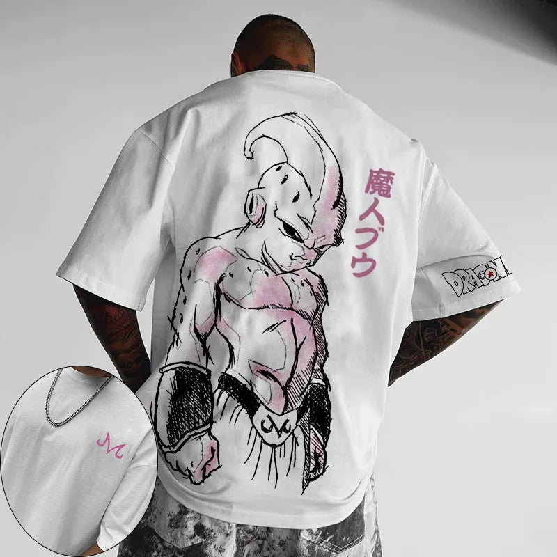 Dragon Ball Majin Buu Y2K Tee - Neon Districts