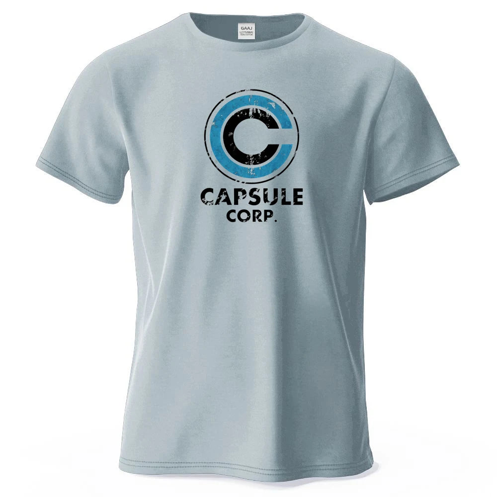 Dragon Ball — Capsule Corp Logo Streetwear Tee - Neon Districts