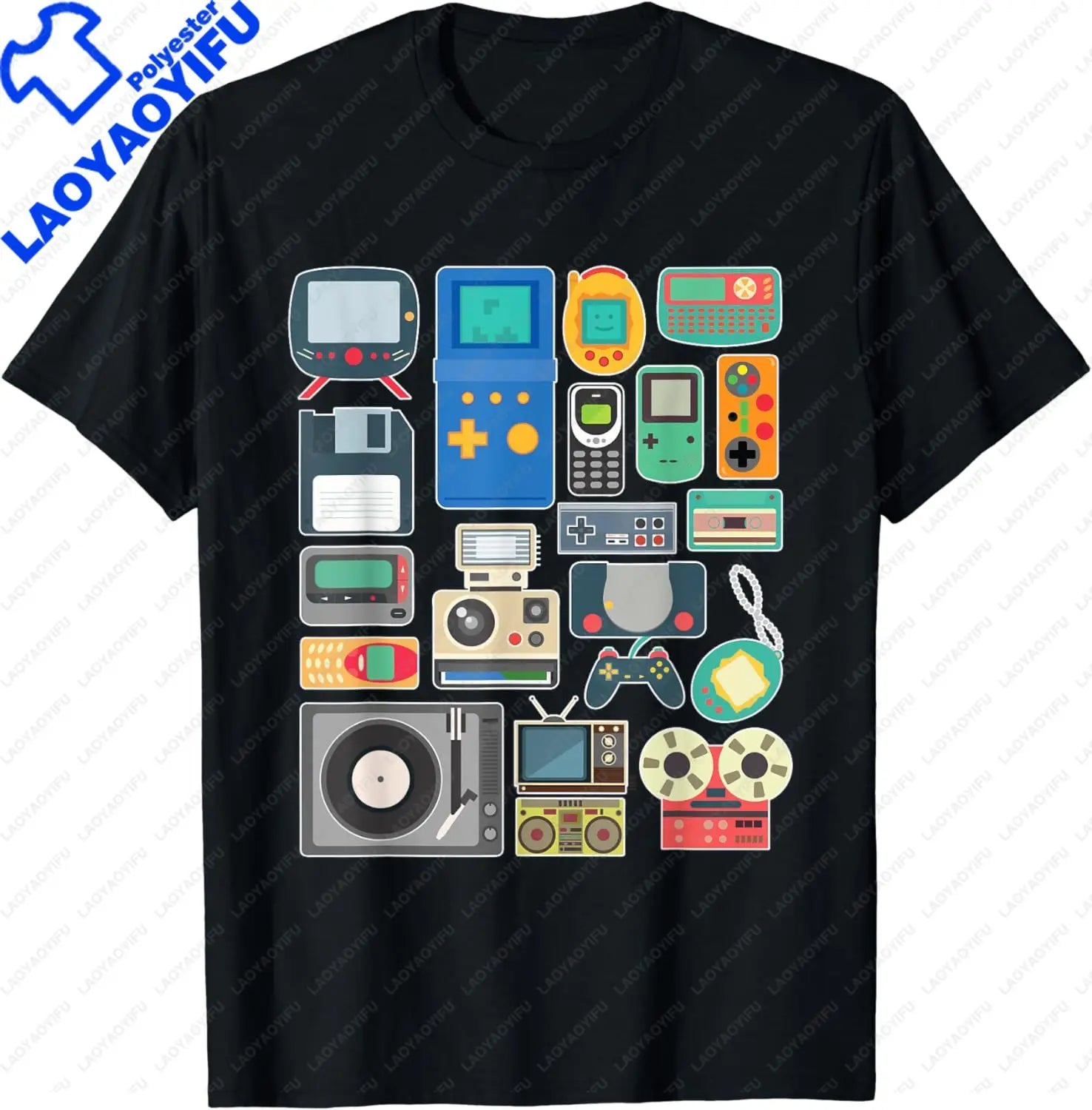 80s & 90s Arcade — Retro Vintage Classic Streetwear Tee - Neon Districts
