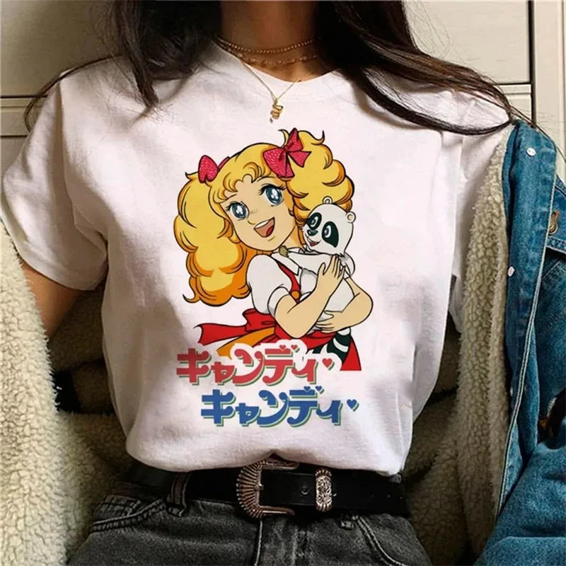 Candy Cartoon Harajuku Streetwear Tee - Neon Districts