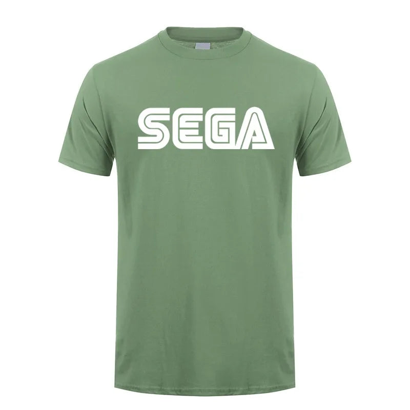 Sega — Logo Casual Cotton Summer Tee - Neon Districts