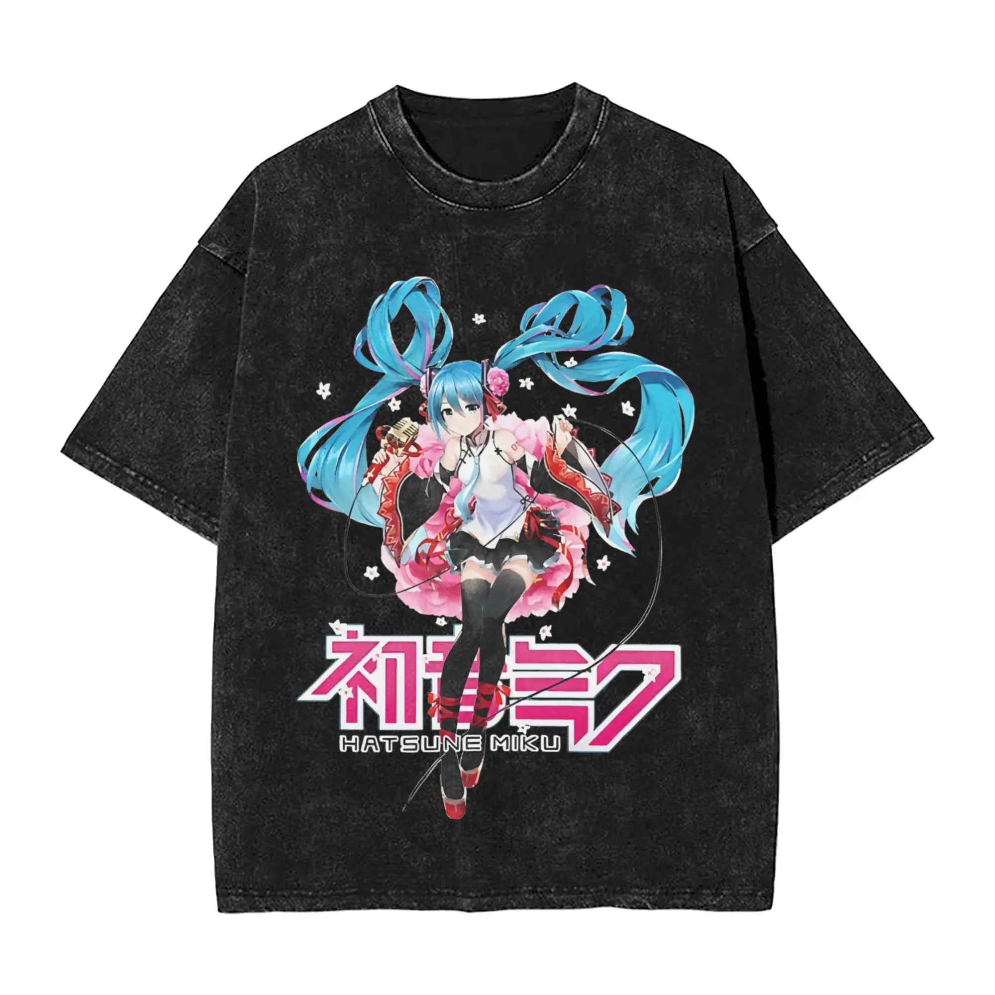 Hatsune Miku — Vocaloid Washed Oversized Tee