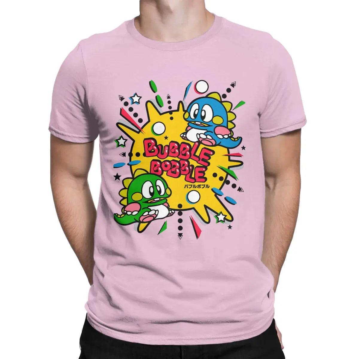 Bubble Bobble — Bub & Bob NES Arcade Retro Tee - Neon Districts