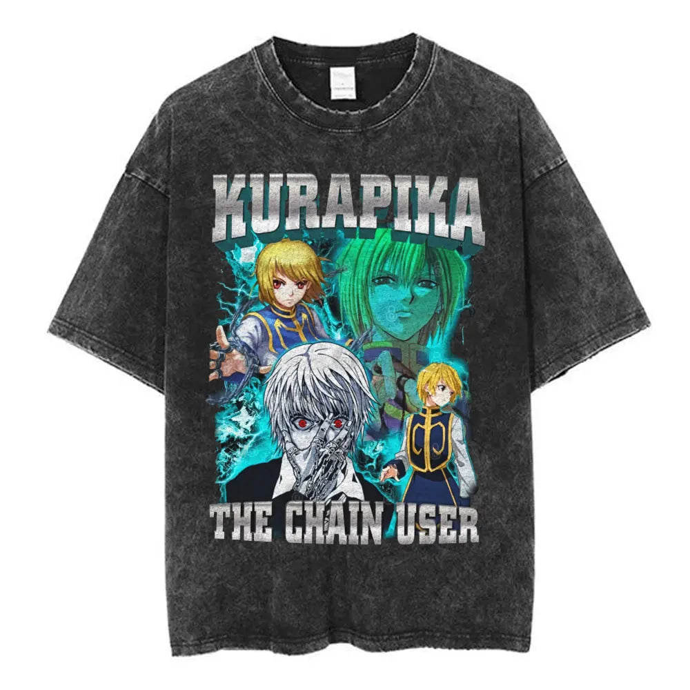 Hunter x Hunter Killua & Gon Vintage Tee – Cherry Blossom Print