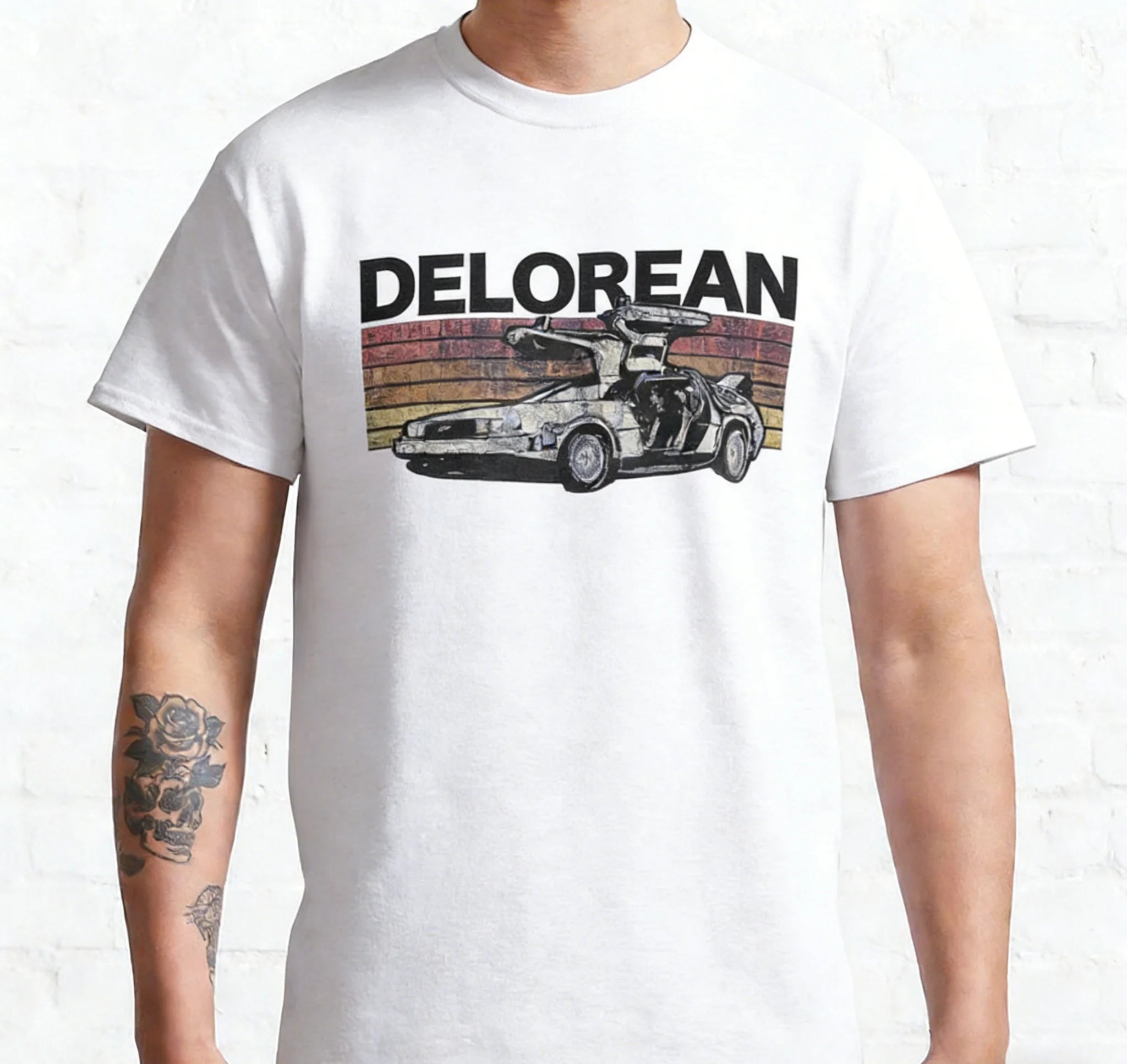 Delorean T shirt - Color Cotton Tshirt-JCS