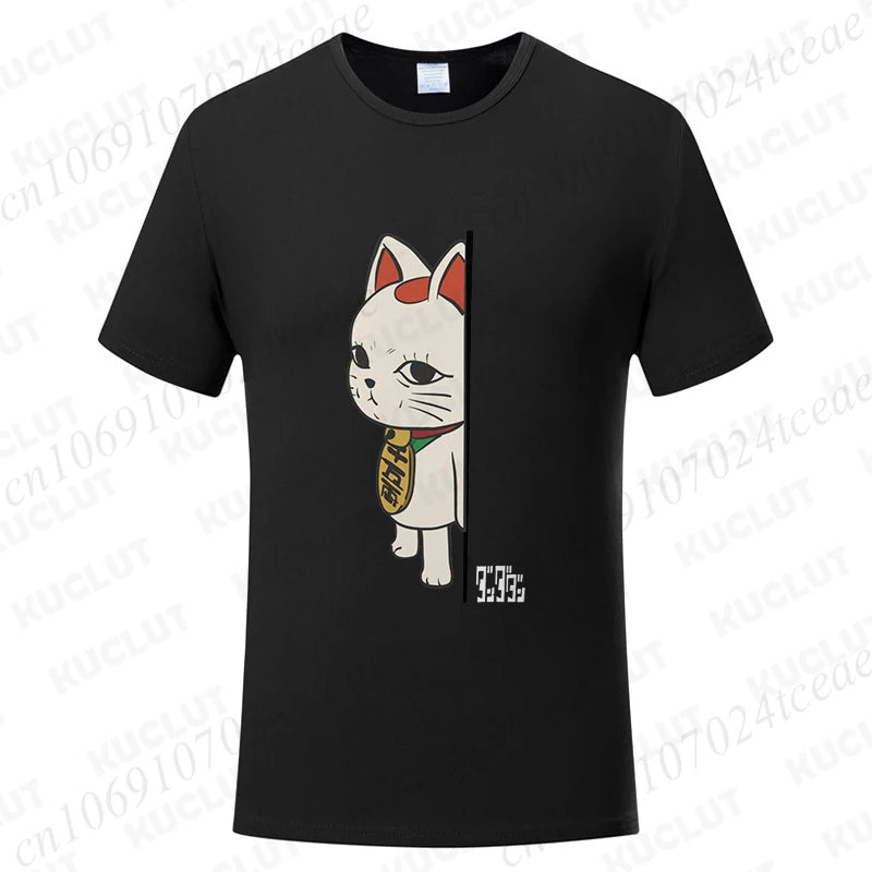 Dandadan Turbo Granny Cat Tee - Kawaii Anime Manga Shirt for Cat Lovers - Neon Districts