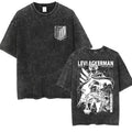 Attack on Titan Vintage Washed Summer Tee – Casual Streetwear