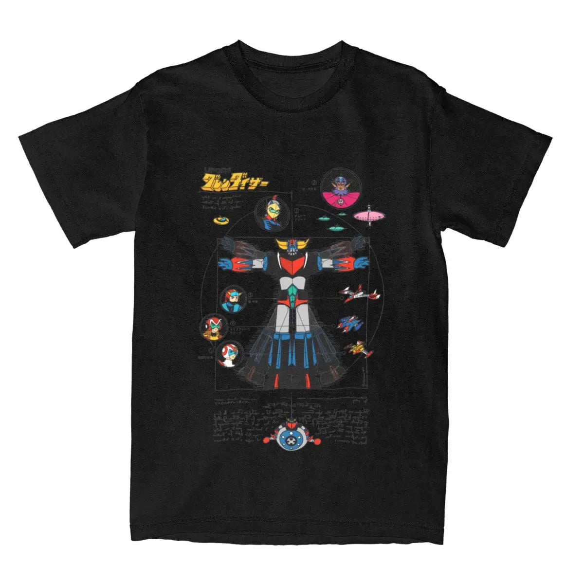 UFO Robot Grendizer Goldorak Graphic Tee – Pure Cotton Mecha