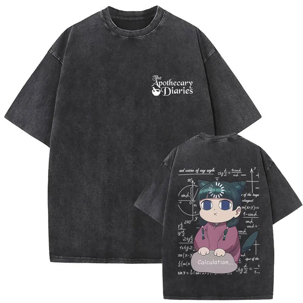 Apothecary Diaries Maomao Vintage Washed Tee – Manga Graphic