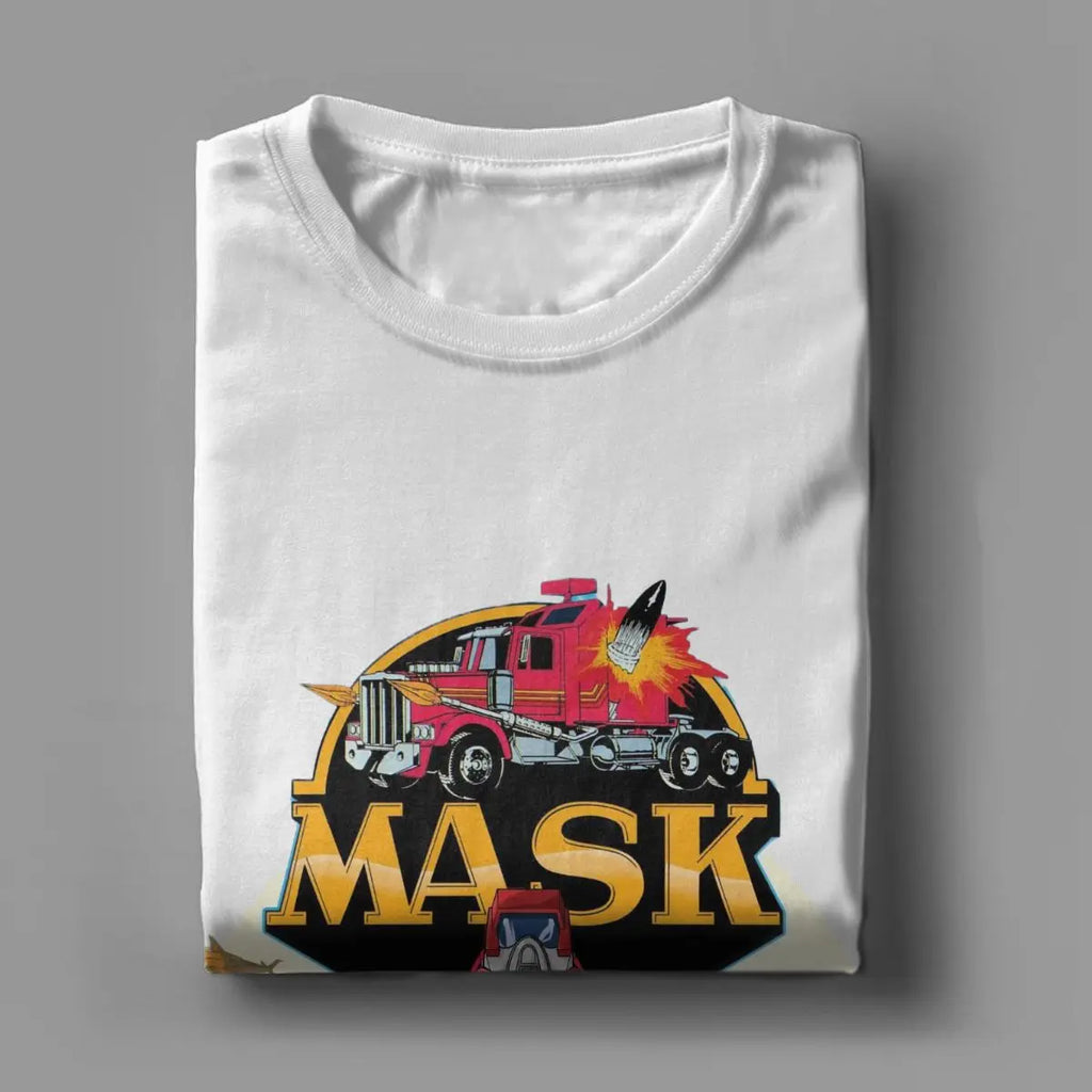M.A.S.K. — Mobile Armored Strike Kommand 80s Cartoon Graphic Tee - Neon Districts