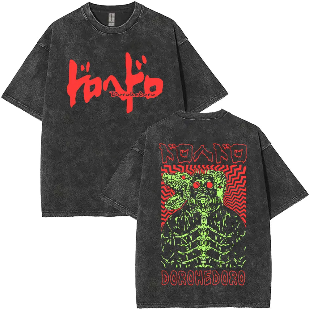 Dorohedoro Kaiman Washed Gothic Manga Tee