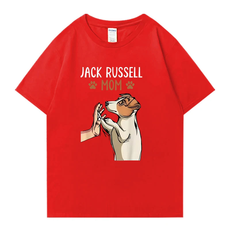 Jack Russell Mom Kawaii Tee - Neon Districts