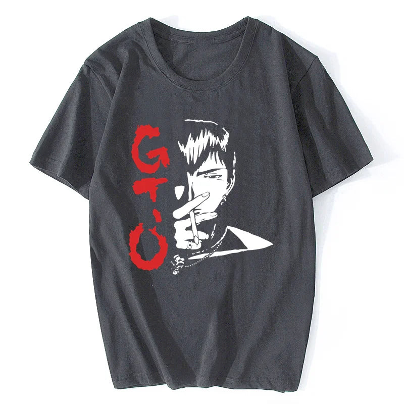 GTO Onizuka Funny Harajuku Tee – Great Teacher Cotton Shirt