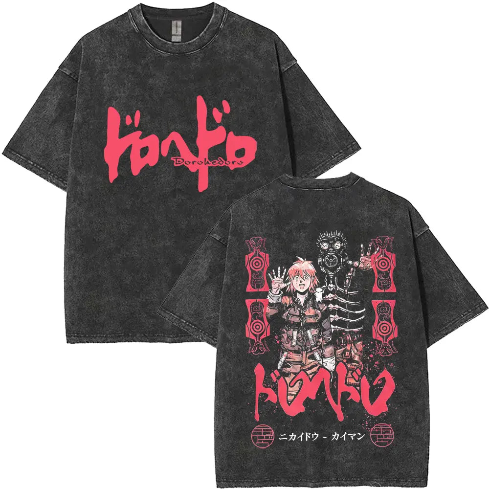 Dorohedoro Kaiman Washed Gothic Manga Tee