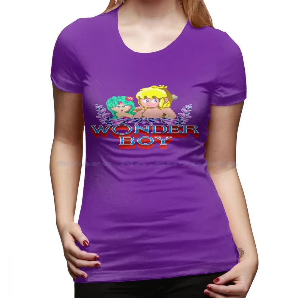 Wonder Boy — Arcade Classic Retro Vintage Tee - Neon Districts
