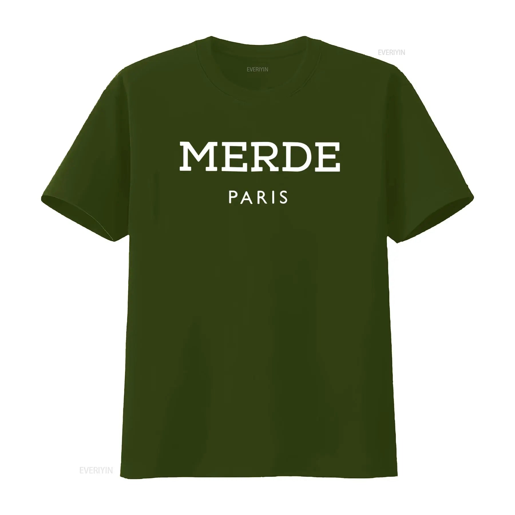 Merde Paris Vintage Washed Tee - Neon Districts