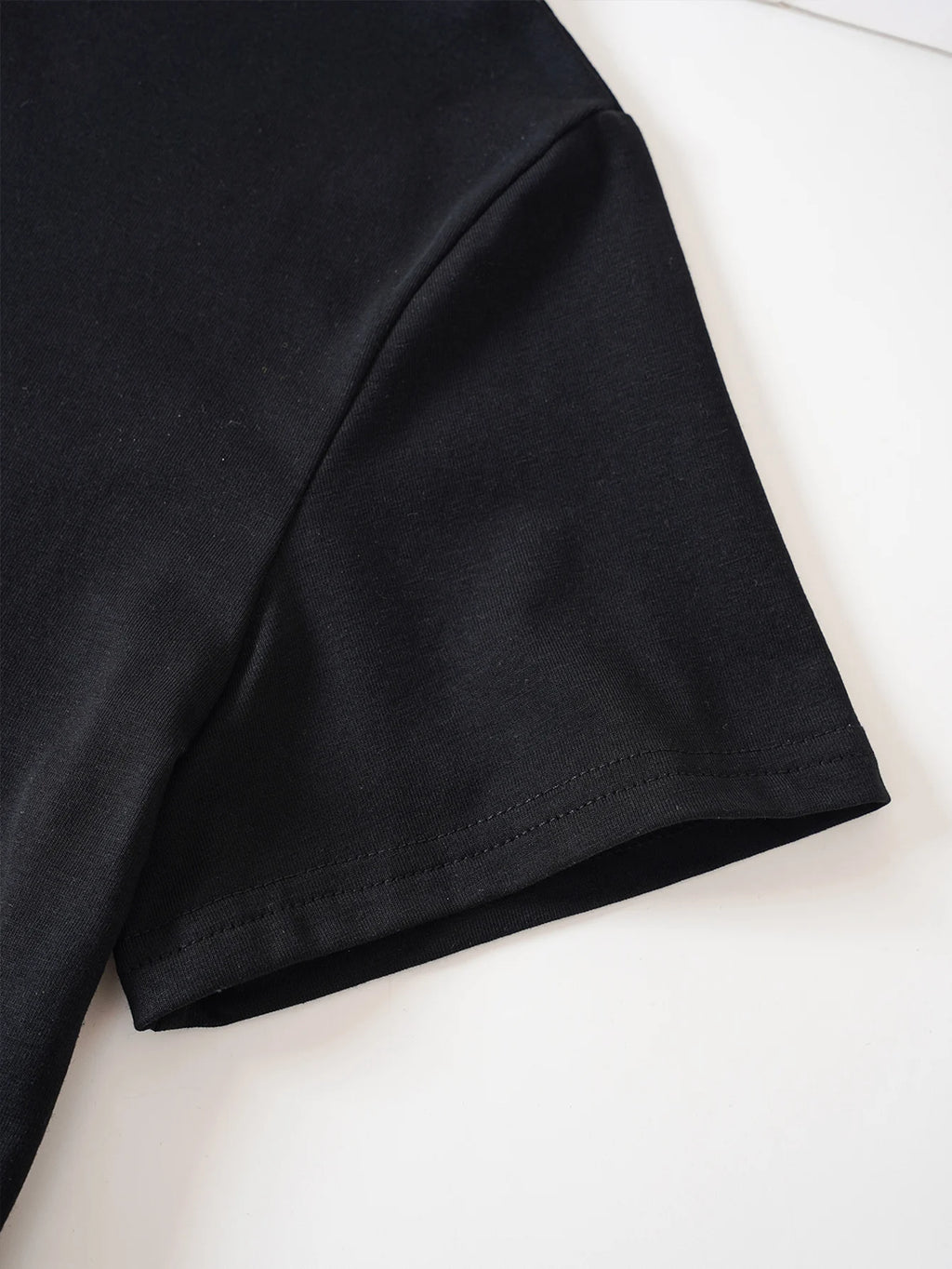 Cat & Coffee Crew Neck Tee - Neon Districts