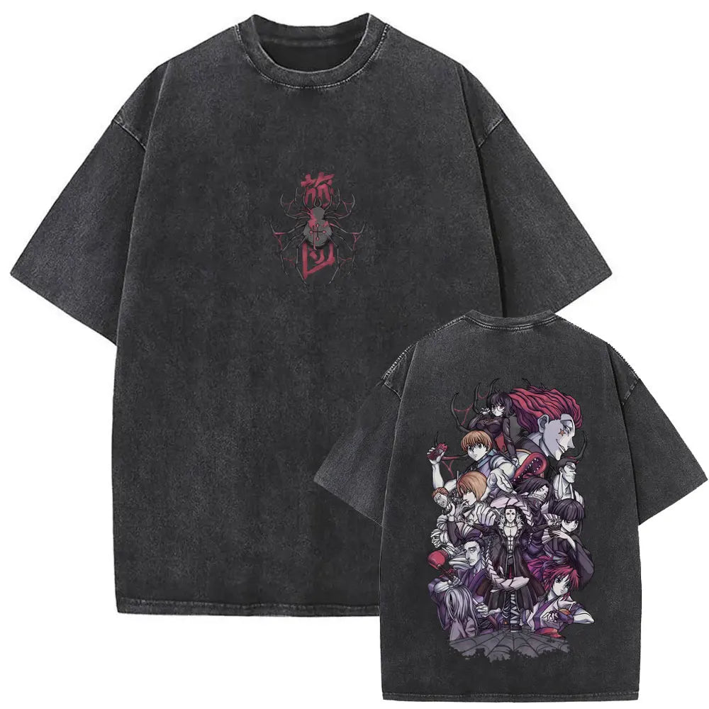 Hunter x Hunter Hisoka Washed Vintage Tee – Oversized Graphic