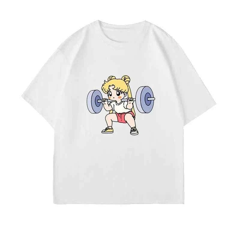 Sailor Moon Gym Rat Graphic Tee