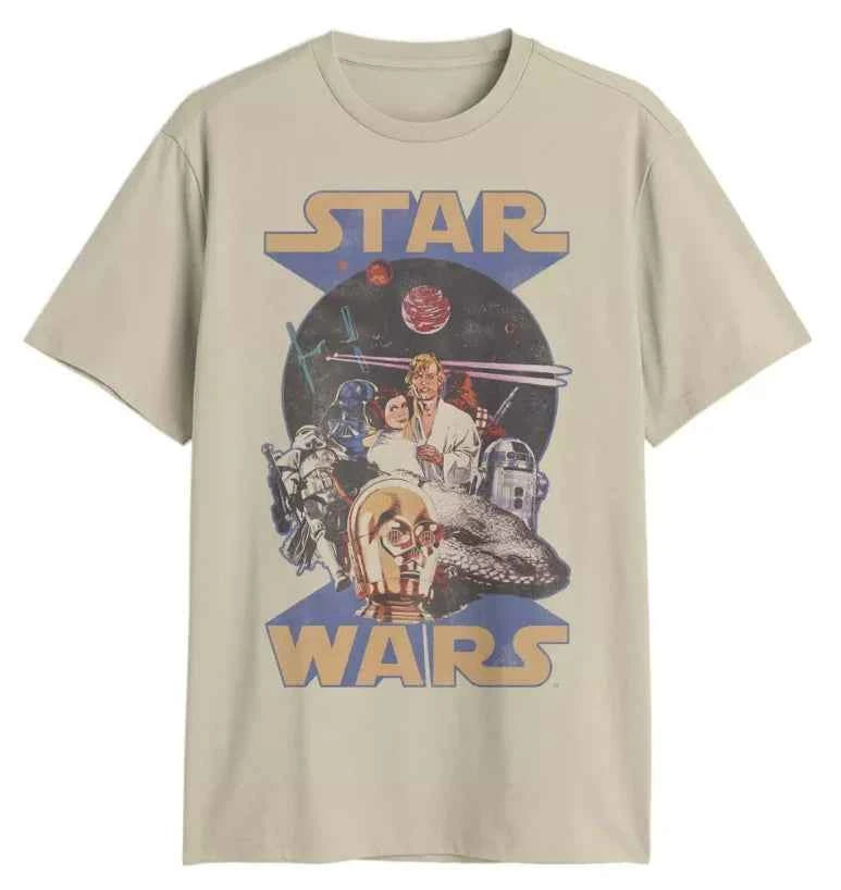 Star Wars Graphic Tee — Retro Print, Unisex