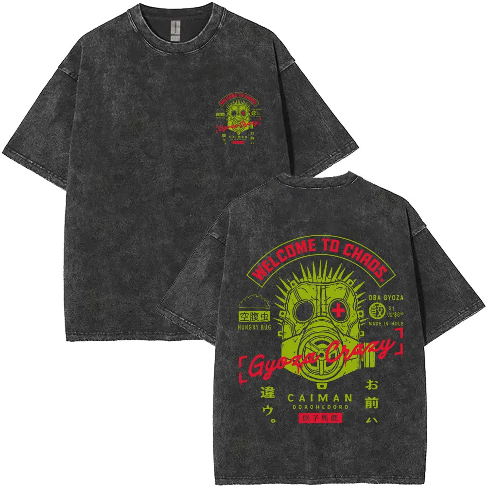 Dorohedoro Kaiman Washed Gothic Manga Tee