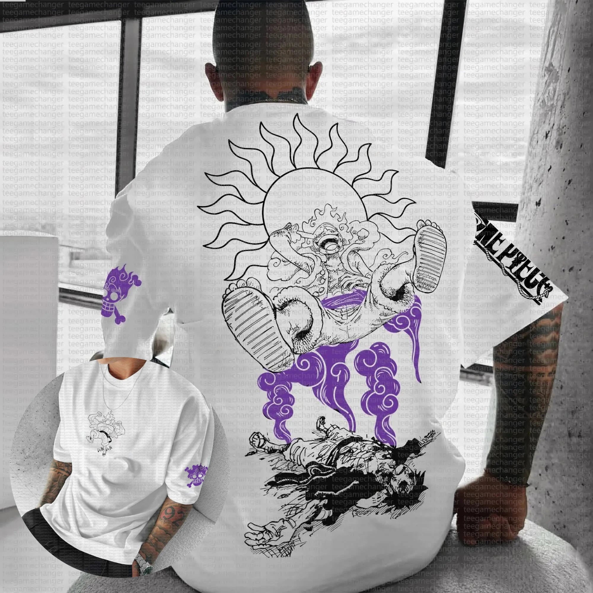 One Piece — Retro Oversized Official Tee - Neon Districts