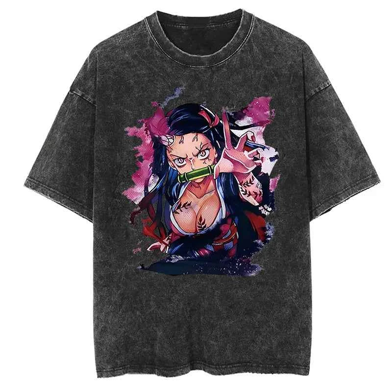 Harajuku Vintage Oversized Graphic Tee