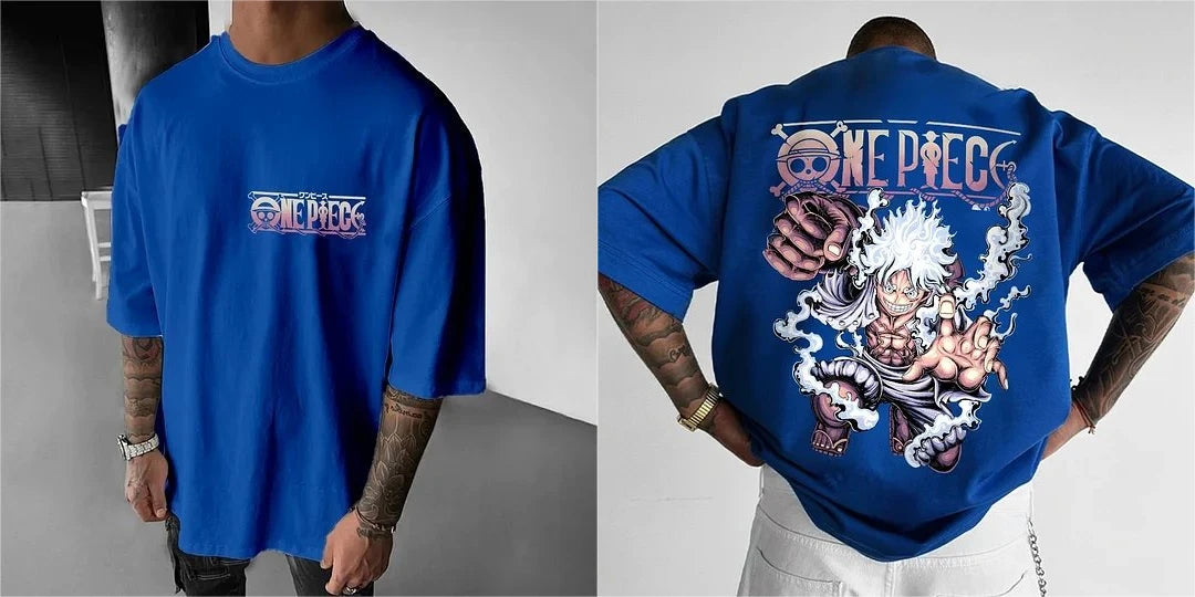 One Piece — Luffy Family Harajuku Parent & Child Tee - Neon Districts