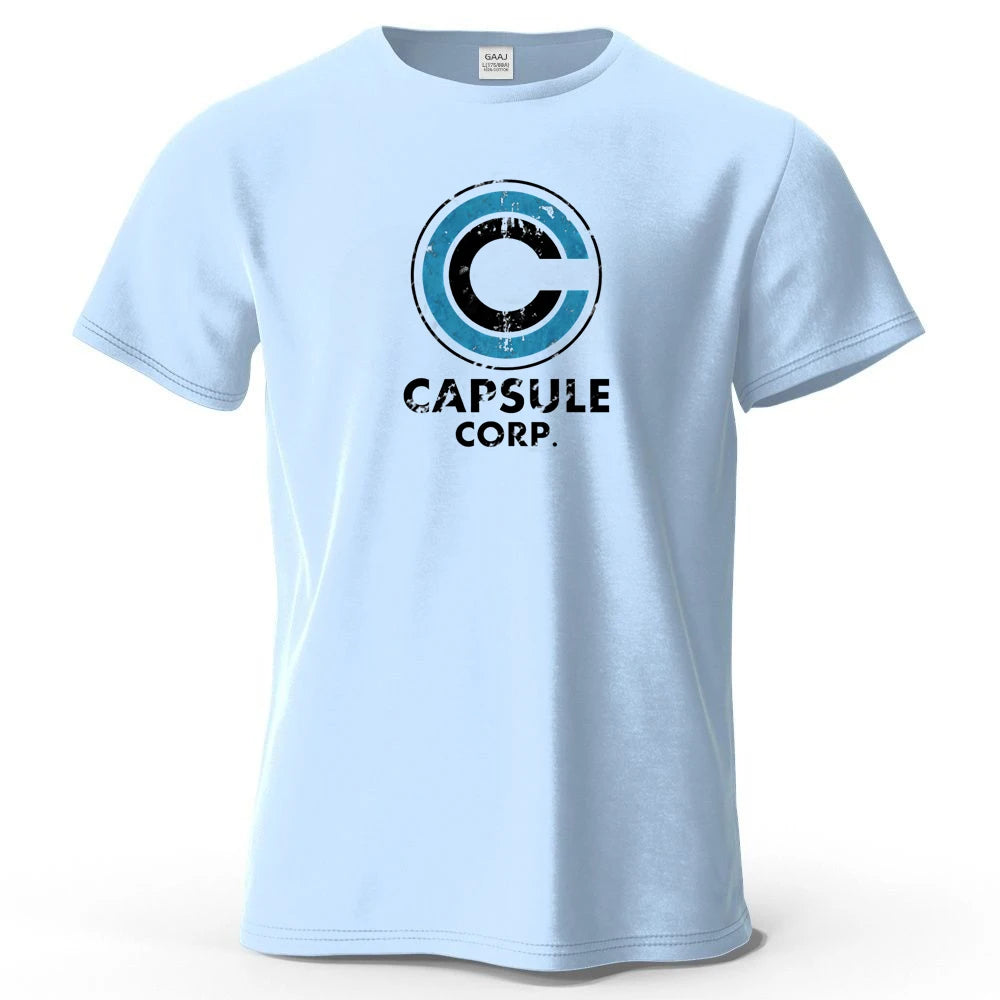 Dragon Ball — Capsule Corp Logo Streetwear Tee - Neon Districts