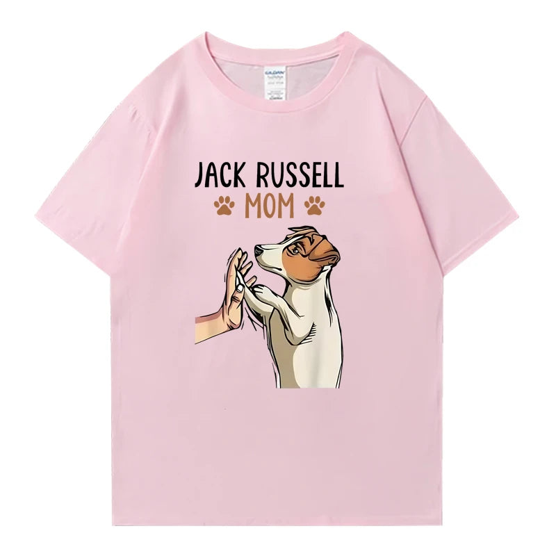 Jack Russell Mom Kawaii Tee - Neon Districts