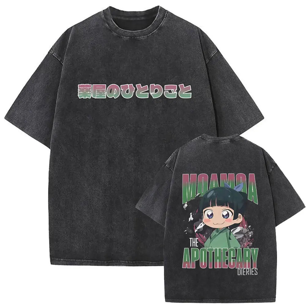 Apothecary Diaries Maomao Vintage Washed Tee – Manga Graphic