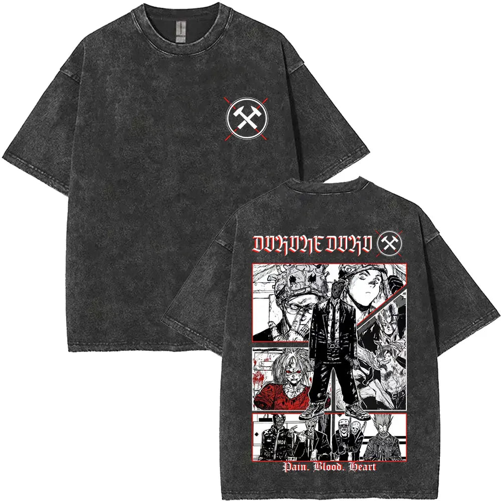 Dorohedoro Kaiman Washed Gothic Manga Tee