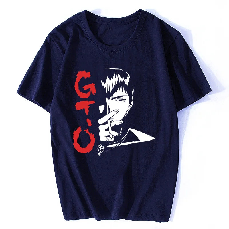 GTO Onizuka Funny Harajuku Tee – Great Teacher Cotton Shirt