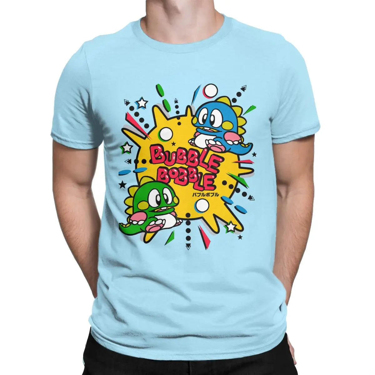 Bubble Bobble — Bub & Bob NES Arcade Retro Tee - Neon Districts
