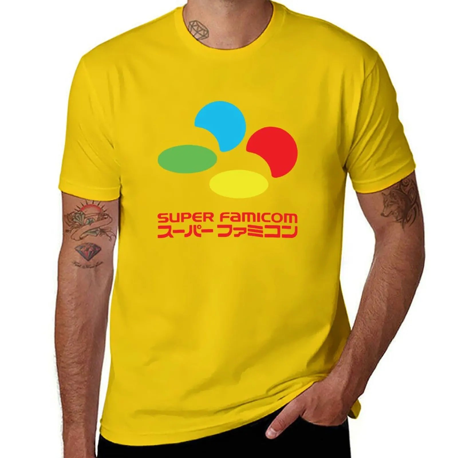 Super Famicom — Japanese Console Vintage Oversized Tee - Neon Districts