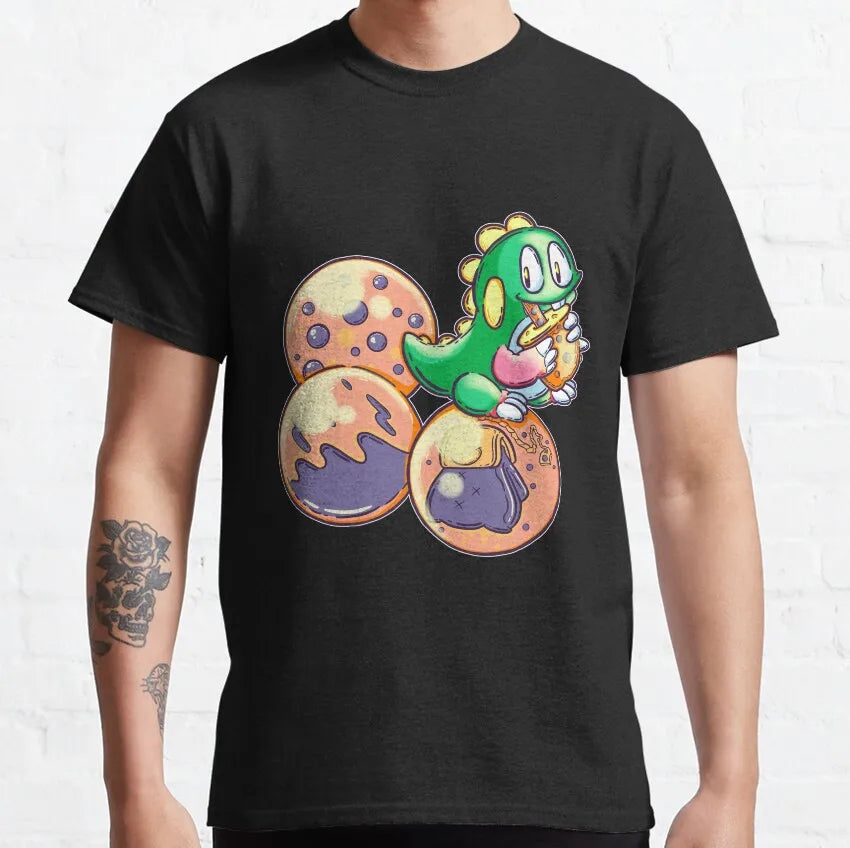 Bubble Bobble — Bub & Bob NES Arcade Retro Tee - Neon Districts
