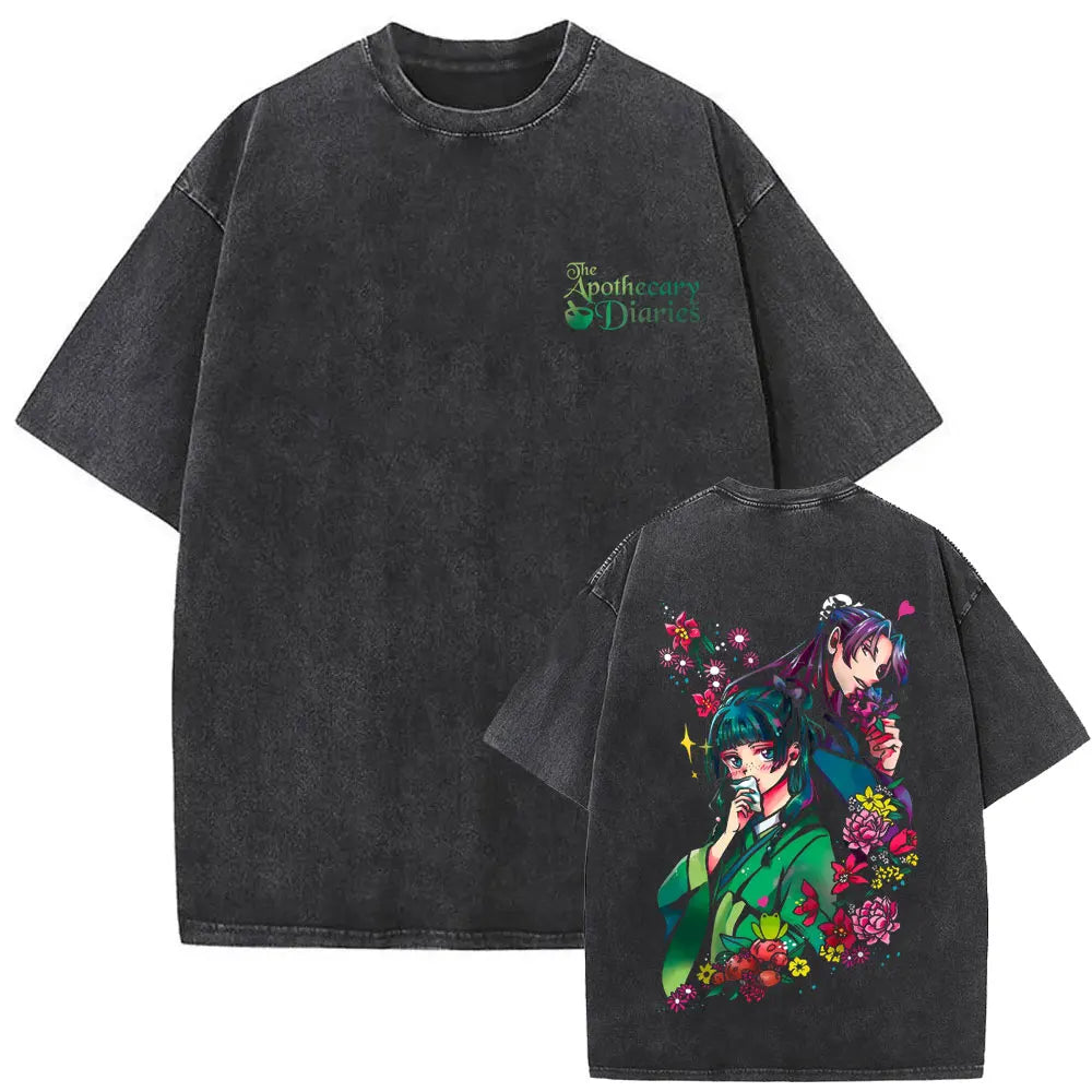 Apothecary Diaries Maomao Vintage Washed Tee – Manga Graphic