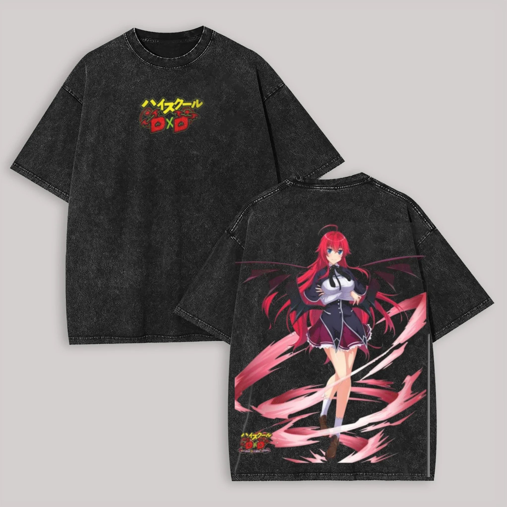 High School DxD Washed Anime Tee