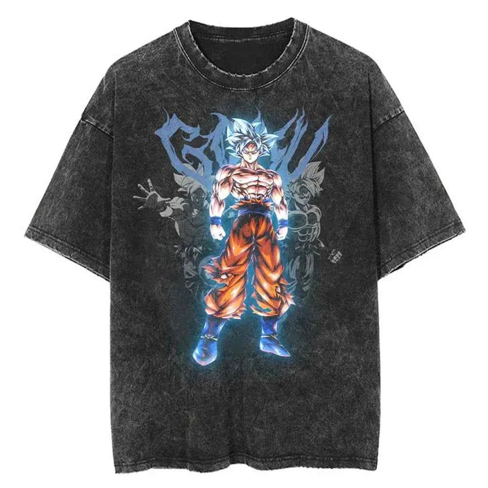 Dragon Ball Trunks & Goten Y2K Oversized Tee