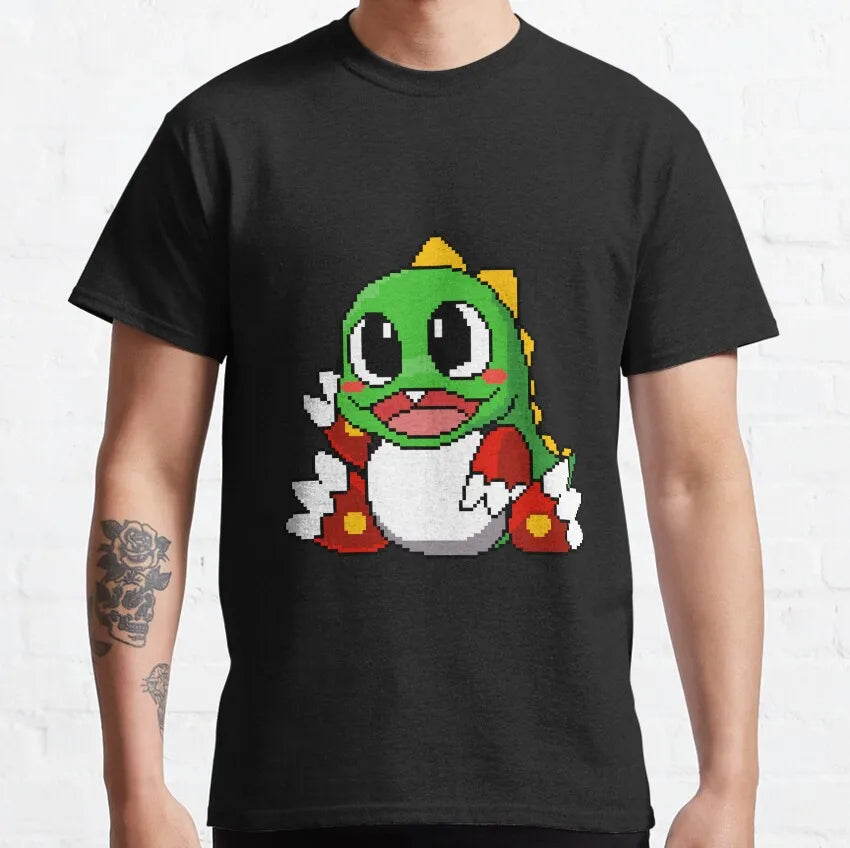 Bubble Bobble — Bub & Bob NES Arcade Retro Tee - Neon Districts