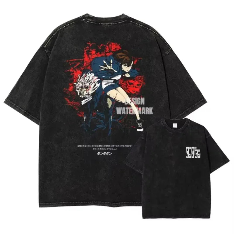 Dandadan Graphic Washed Vintage Tee