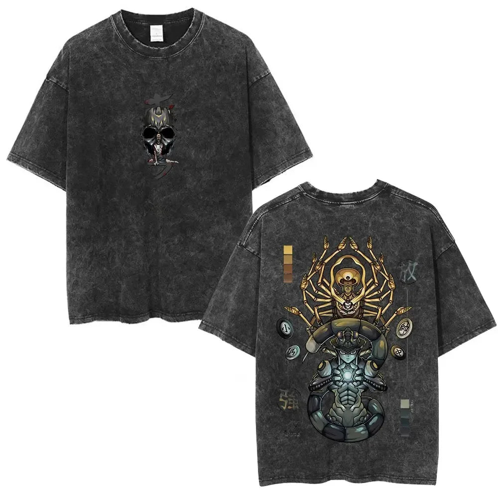 Hunter x Hunter Phantom Troupe Tee – Hisoka Oversized Washed