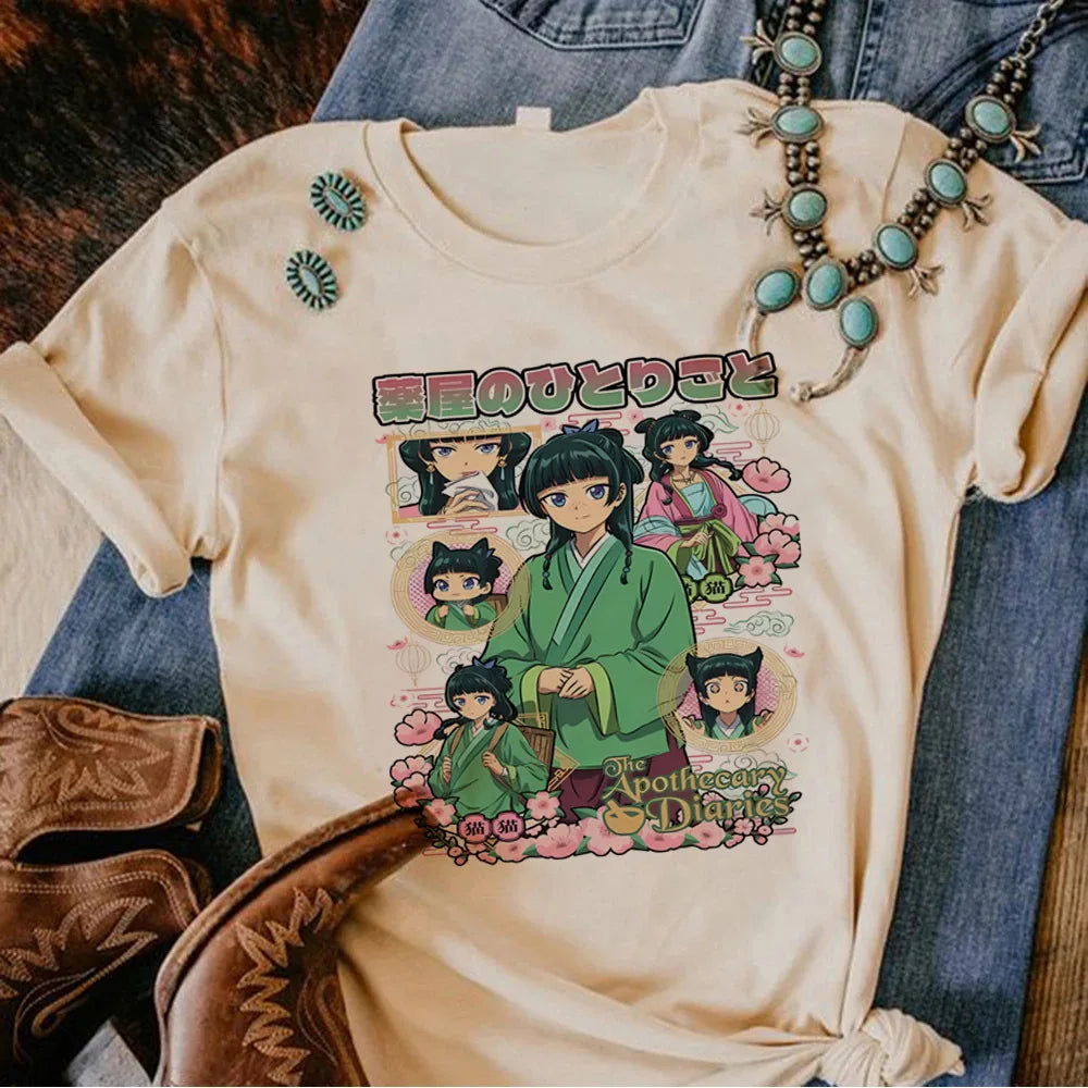 The Apothecary Diaries Maomao Graphic Tee – Anime Fan Shirt