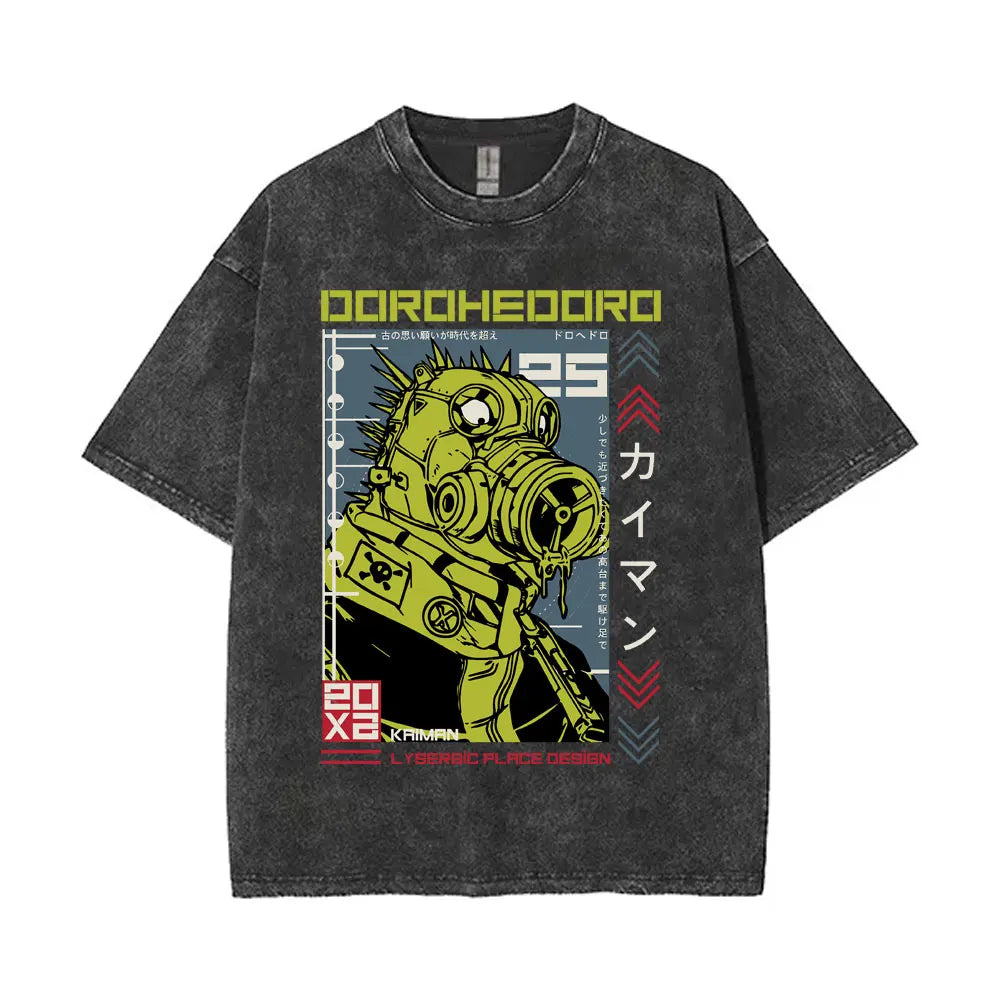 Dorohedoro Kaiman Washed Gothic Manga Tee
