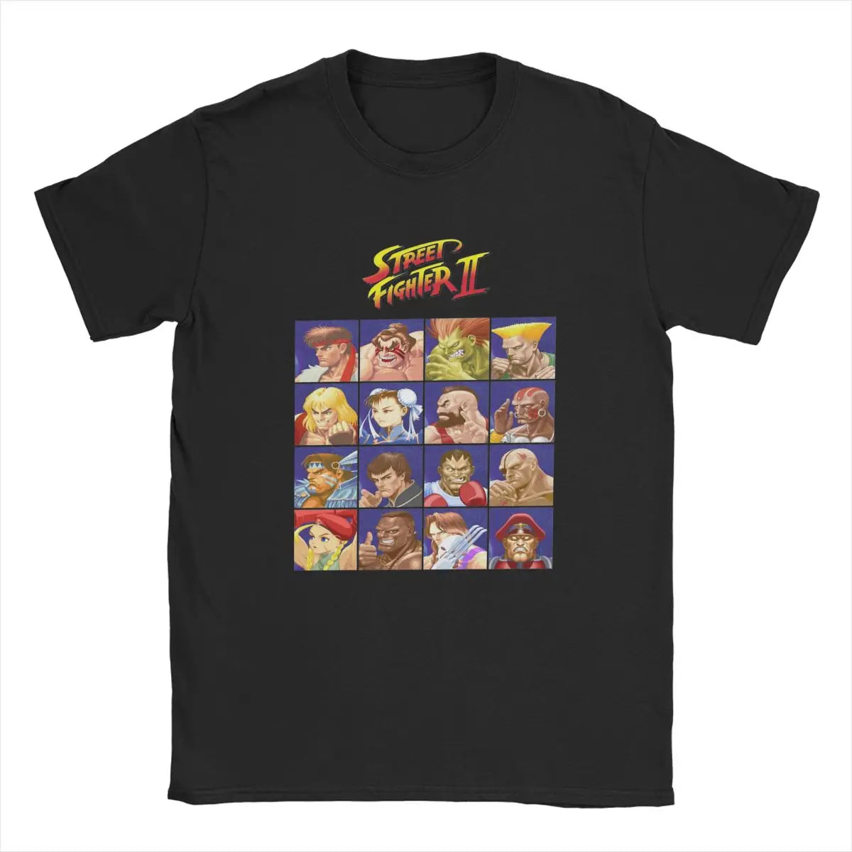 Street Fighter II — Character Select Screen Tee - Neon Districts