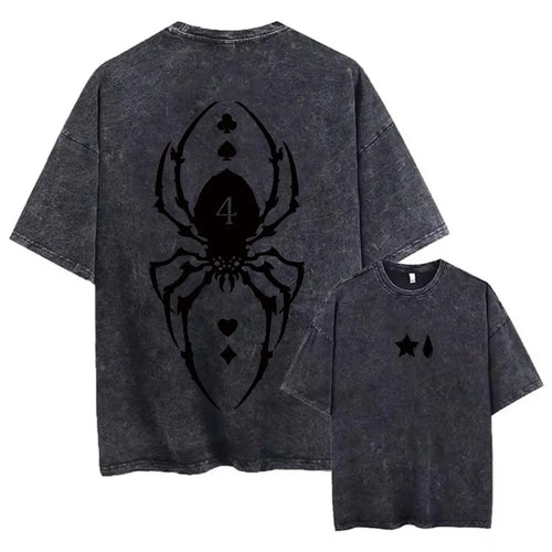 Hunter x Hunter Printed Washed Streetwear Tee