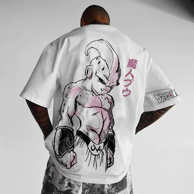 Dragon Ball Majin Buu Y2K Tee - Neon Districts